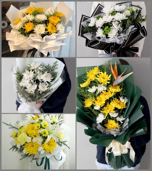 江苏南京秦淮区双塘街道白事花束代送